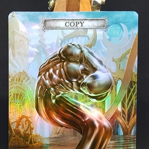 1x Copia Artefatto *LAMINATO CON FOGLIO* Gettone modificato personalizzato