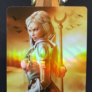 1x Sandkrieger #3 *FOIL LAMINATED* Custom veränderter Spielstein