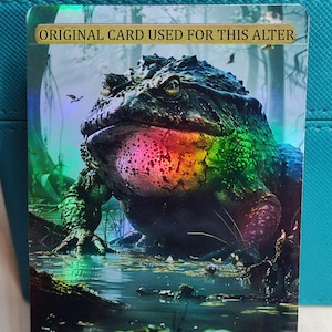 1x feuille d'art modifiée The Gitrog, Ravenous Ride (sans feuille dans la feuille)