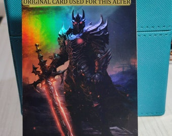1x Foil Altered Art Sauron, the Dark Lord (Non-Foil into Foil)