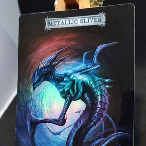 1x *FOIL LAMINATED* Sliver #7 (Metallic) Custom Altered Token