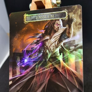 1x *FOLIE GELAMINEERD* Tezzeret Artifice Master-embleem aangepast aangepast