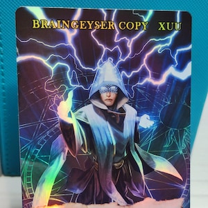 1x COPIA/GETTONE di Braingeyser *laminato a caldo* modificato in modo personalizzato (per Garth One-Eye)