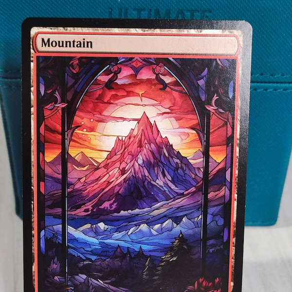 Stained Glass Land Mtg Etsy