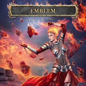 1x Chandra Awakened Inferno-embleem #1 aangepast aangepast