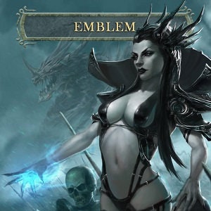 1x Emblema Liliana Last Hope n. 1 modificato personalizzato