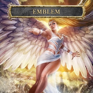1x Emblema de campeón de Elspeth Sun n.° 1 modificado y personalizado