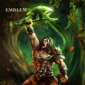 1x Garruk Apex Predator-emblem, specialanpassat