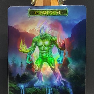 1x *FOIL LAMINATED* Elemental Token (for Nissa Vital Force)