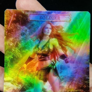1x Soldier #14 Lifelink *FOIL LAMINATED* Custom Altered Token