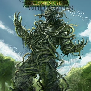 Green Elemental #1 TCG Token Custom Altered