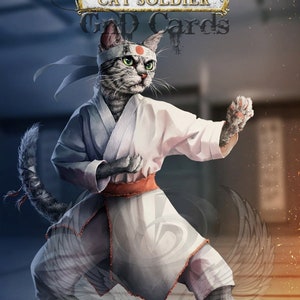 Cat Soldier #2 TCG Token Custom Altered
