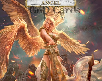 1x Angel #22 *FOIL LAMINATED* Custom Altered Tokens M19 for Resplendent Angel