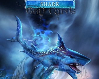 3x Shark #2 Custom Altered Tokens GnD Cards