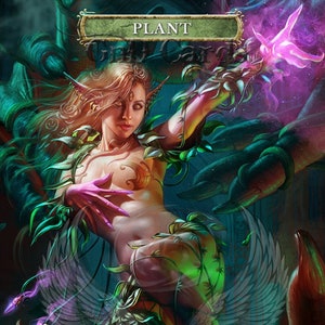 Ficha personalizada de TCG Planta n.° 5 modificada