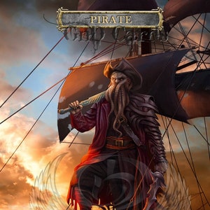 Ficha de TCG pirata n.° 5 modificada y personalizada
