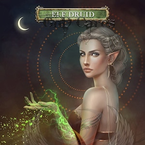 Elf Druid #5 TCG Token Custom Altered