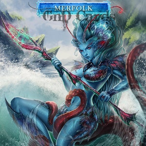 Merfolk #8 Hexproof TCG Token Custom Altered