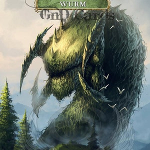Wurm #2 TCG Token Custom Altered