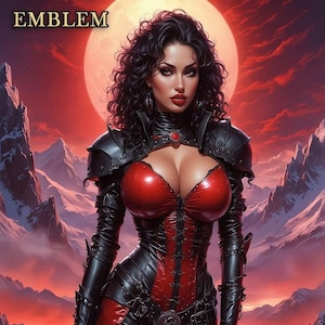 1x Chandra Awakened Inferno-embleem #4 aangepast aangepast