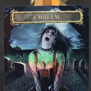 1x *FOIL LAMINATED* Sorin Solemn Visitor Emblem #1 Individuell verändert
