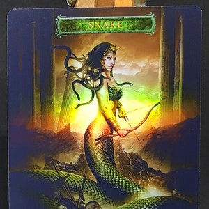 1x Snake #2 *LAMINADO COM FOIL* Token personalizado alterado