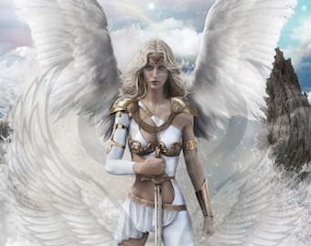 warrior angel etsy