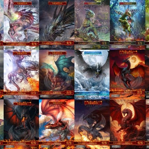 Dragon Mega Pack TCG Tokens Custom Altered