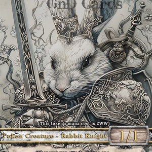 Warren Warleader *TOKEN* TCG Token personalizado alterado