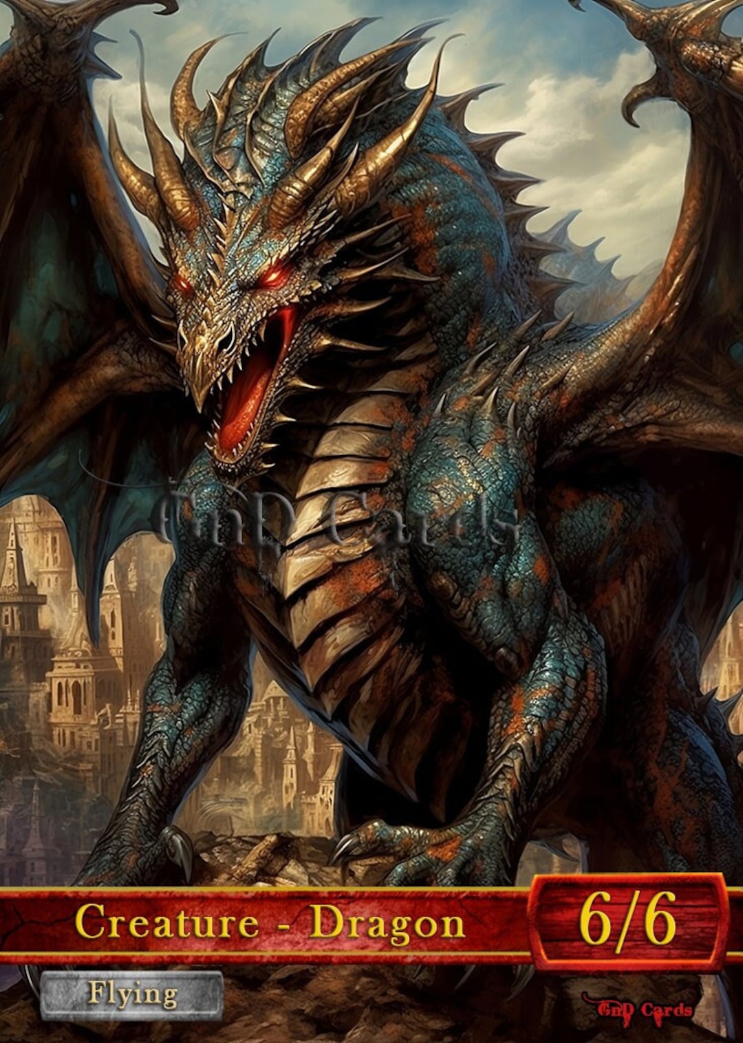 Dragon #16 TCG Token Custom Altered - Etsy