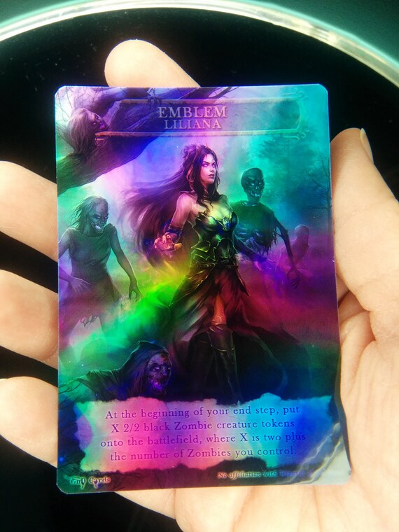 the Last Hope Emblem #1 Custom Altered Eldritch Moon MTG 1x Liliana the Last Hope Emblem #1 Custom Altered Eldritch Moon MTG 1x Liliana