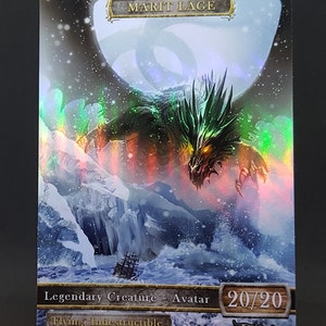 1x Marit Lage Token #1 *FOIL LAMINATED* Custom Altered