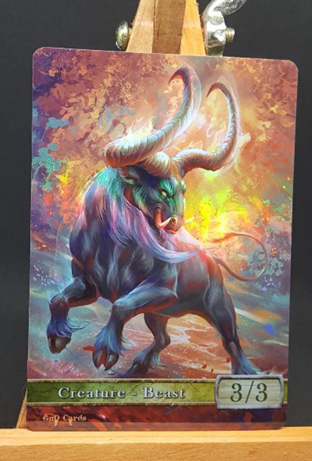 1x *foil* Beast #6 Custom Altered Token - Etsy