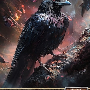 Token TCG Black Bird #13 personalizado alterado