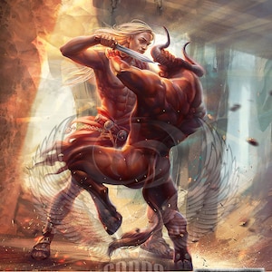 Human #3 TCG Token Custom Altered