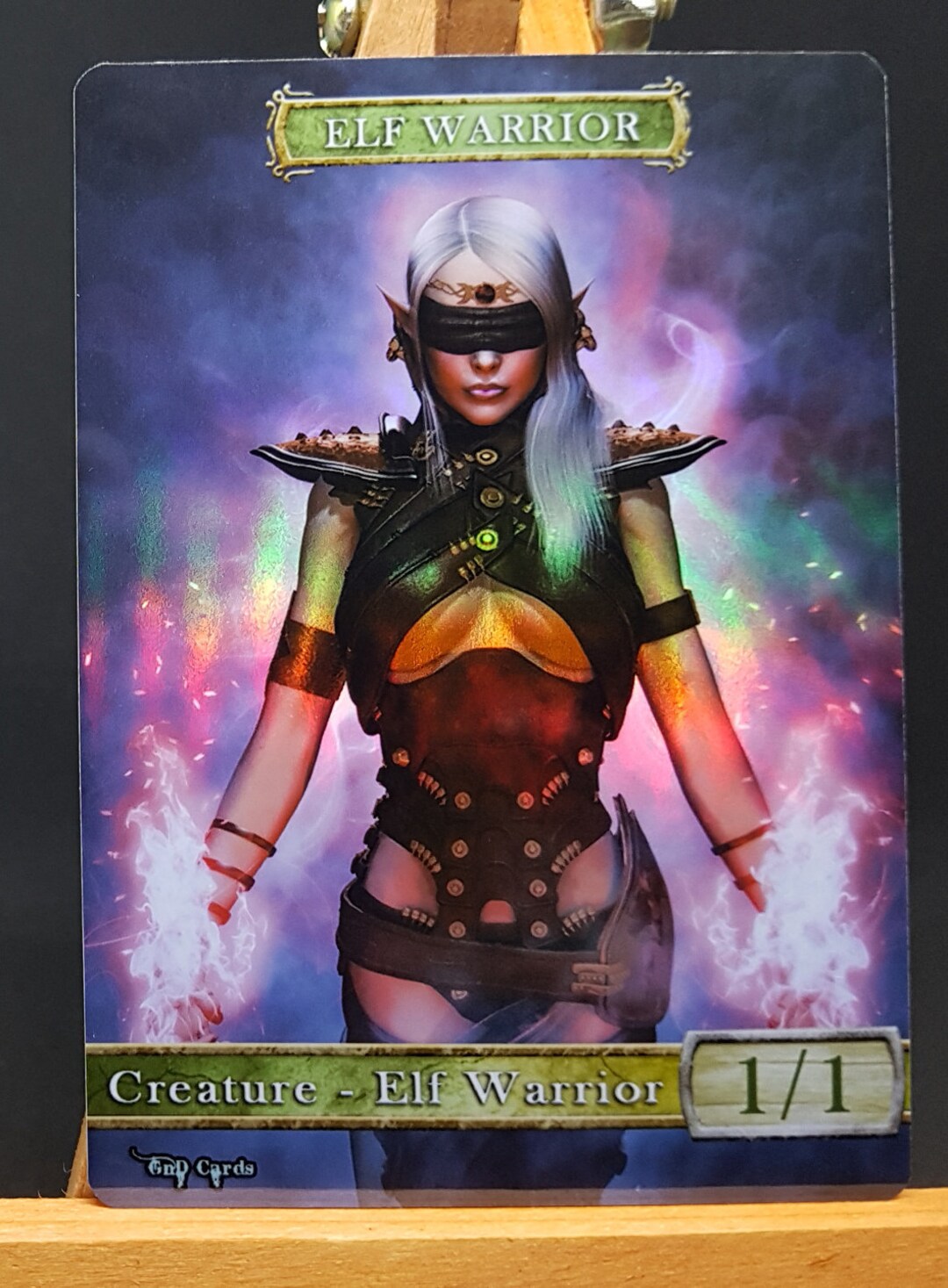 1x *foil* Elf Warrior #10 Custom Altered Token - Etsy