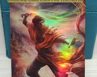 1x Foil Altered Art Hazezon, Shaper of Sand (non-foil Into Foil