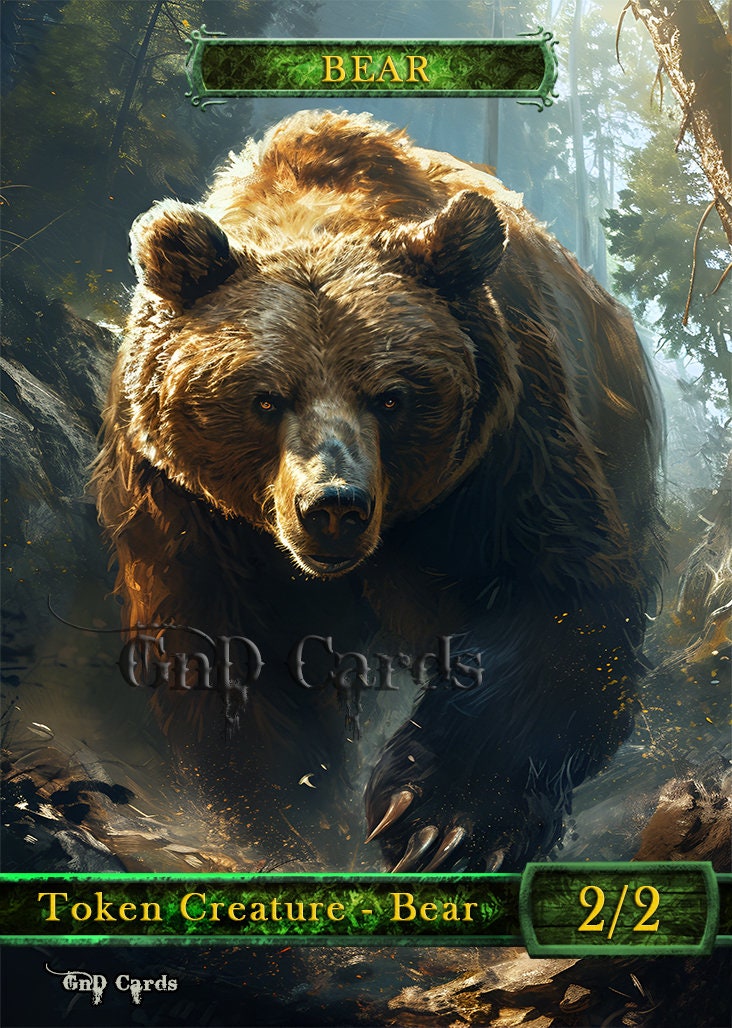 Bear Token - Etsy Singapore