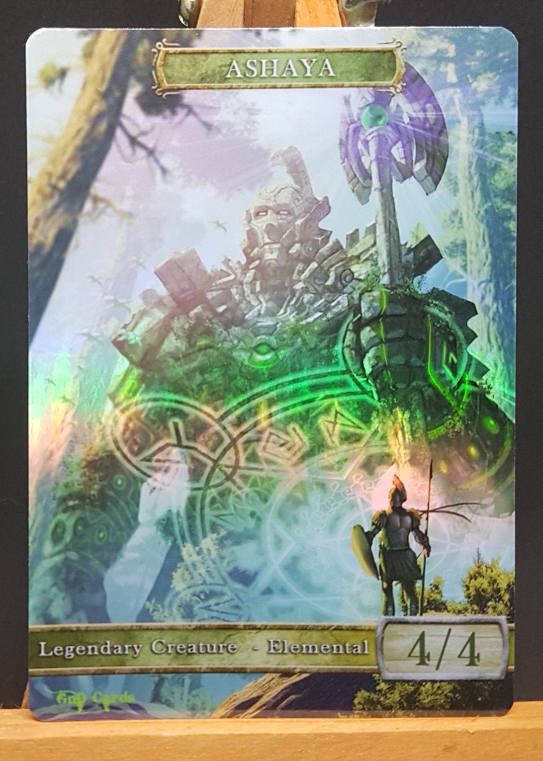 1x Ashaya, the Awoken World 1 Token FOIL LAMINATED Custom Altered - Etsy.de
