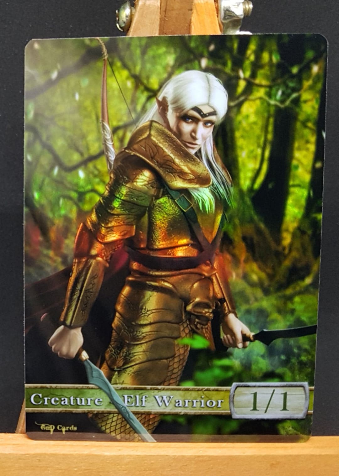 1x *foil* Elf Warrior #6 Custom Altered Token - Etsy