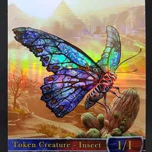 1x Insekt #6 *FOIL LAMINATED* Individuell veränderter Token