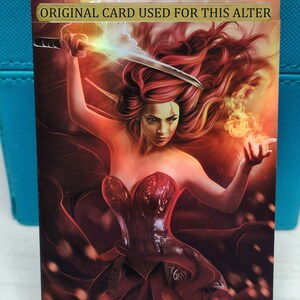 1x Foil Altered Art Alesha, die den Tod anlächelt (Nicht-Foil ins Foil)