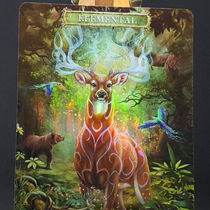 1x G/W Elemental #5 *FOIL LAMINATED* Custom Altered Token