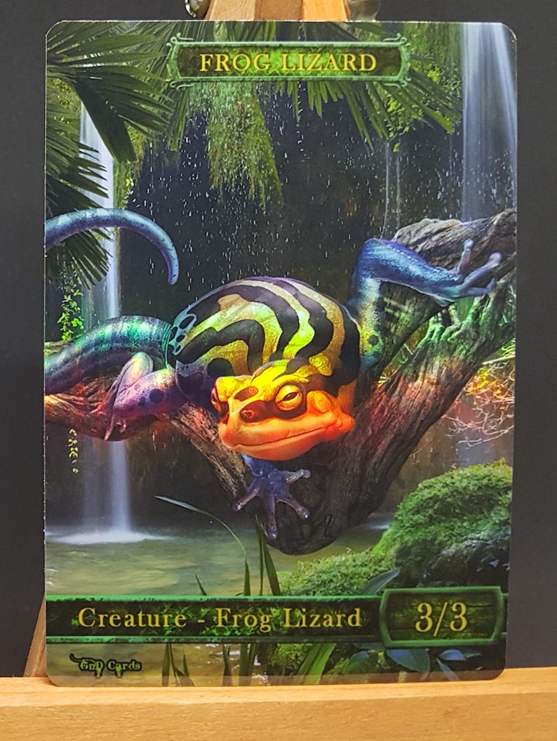 1x Saproling #3 *FOIL LAMINATED* Custom Altered Token - Australia