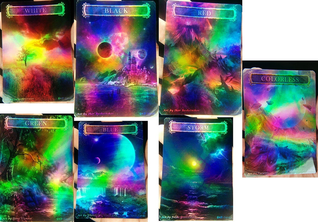 Value Pack FOIL LAMINATED of Stormmana Counters 1 MTG Etsy UK