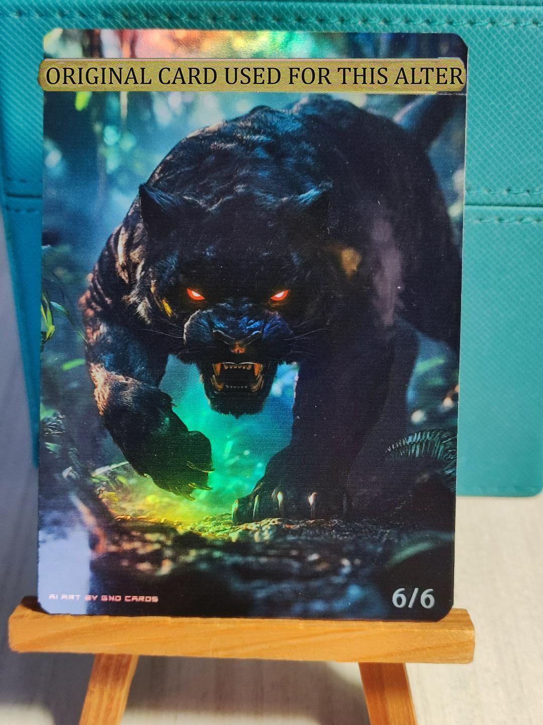 1x Foil Altered Art Ygra, Eater of All (non-foil Into Foil) I New