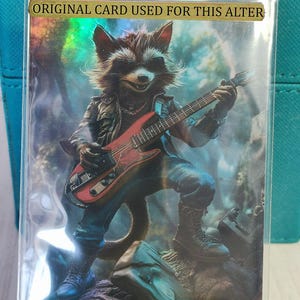 1x folie Altered Art Bello, Bard of the Brambles I New Edh Commander l Unieke kunst l Full Art-folie I Geweldig MTG-cadeau