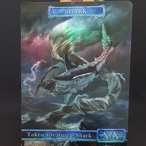 1x Shark #1 *FOIL LAMINATED* Custom Altered Token