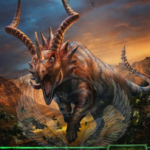 Token TCG Dinosaur Beast #1 personalizzato modificato