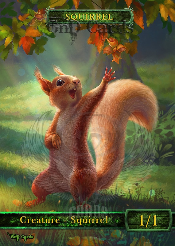 most expensive don cards one piece Squirrel Token Pack for Magic the Gathering MTG: 4 pack 1/1 Squirrel T –  The Adventurer's Press main image 0